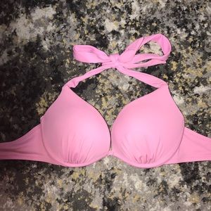 Pink Victoria Secret push up bikini top